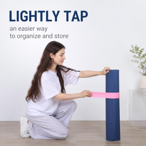 Yoga Mat Strap - Heavy-Duty Silicone Wrap for Secure Storage