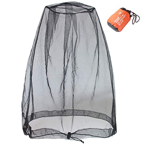Insect Head Net Hat - Black, Bug Protection for Outdoors