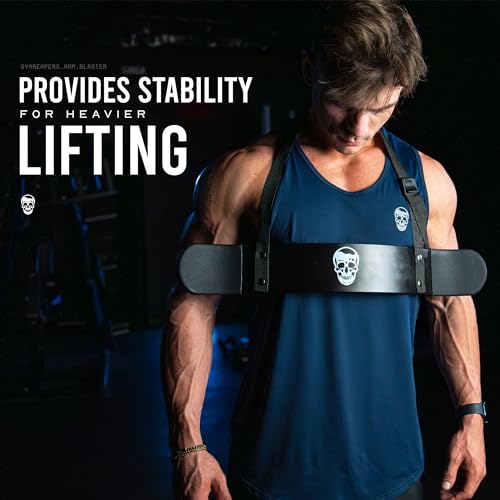 Bicep Arm Blaster - Adjustable Curl Isolator with Padded Edges - Black