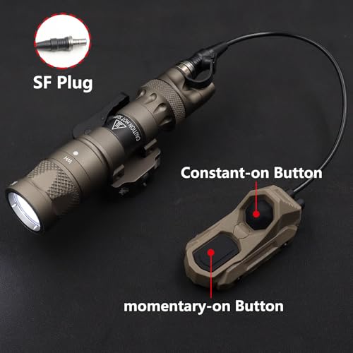 LThyzszb SF Plug-Tan Pressure Switch for Scout M300/M600 Weapon Light Mounting