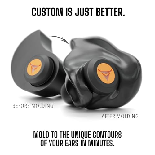 Moldable Ear Plugs with 33dB NRR for Shooting and Hunting