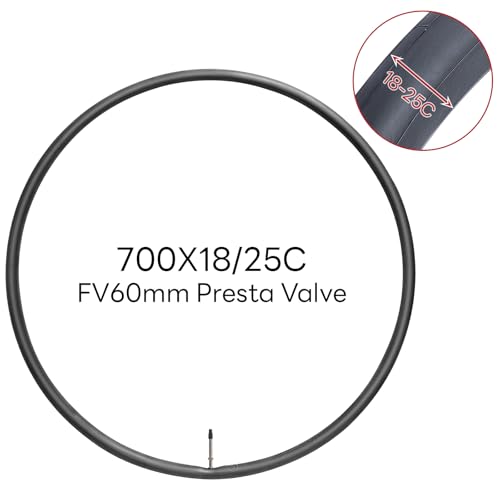 700x18-25C Bike Inner Tube - Presta Valve for Cycling