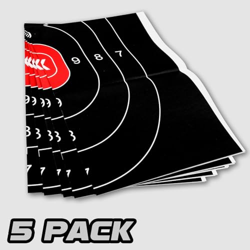 Human Silhouette Paper Shooting Targets - 23x35 Inch - 5 Pack