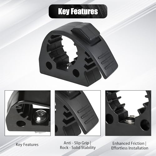 Shovel Holder for Trucks - Quick Release Rubber Clamp Kit, 4pcs