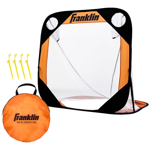 Youth Lacrosse Pop-Up Goal – 3'x3' Portable Net with Carrying Case