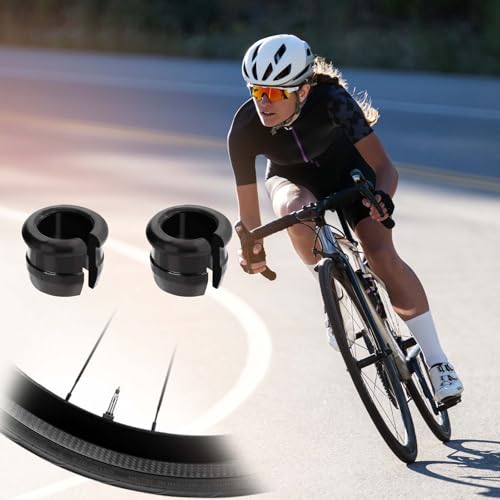 10-Pack Presta Valve Rim Hole Adapters - Bicycle Tire Valve Stem Grommets