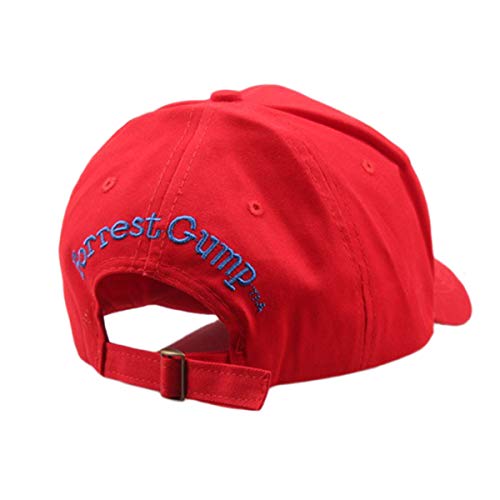 Unisex Shrimp Co. Embroidered Adjustable Cotton Cap - Red, One Size