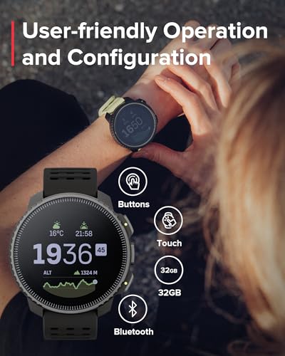Adventure GPS Watch with Offline Maps & Solar Charging