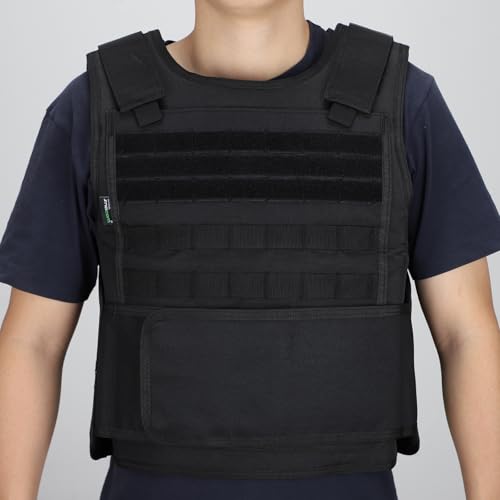 Tactical Vest for Airsoft, Paintball & Cosplay - Black