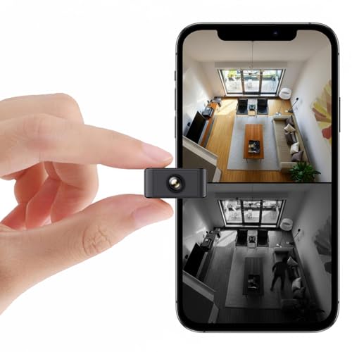 Spy Indoor Wireless Camera Mini Hidden WiFi Cameras Home Security Room Body Cam Nanny Smart Home Outdoor Cams Pet Dog Baby Camara 1296P House Portable Tiny Small Room Night Vision Door Cam