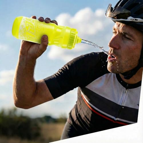 20oz Lightweight Cycling Water Bottle - Neon Yellow, BPA-Free
