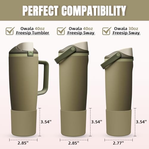 Silicone Higher Boot for Owala 30oz & 40oz FreeSip Tumblers - Off Road