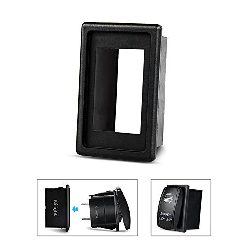 Rocker Switch Holder Panel Kit - 1PCS ABS Plastic Mount