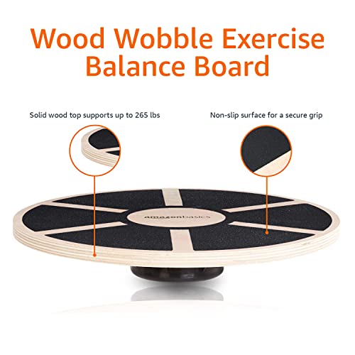 Wood Wobble Balance Board for Core Strength and Coordination