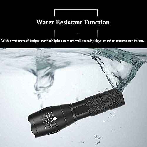 Military Red Light Flashlight Single Mode Tactical red Torch for Night Hunting Astronomy Aviation Observation, 2 Pack