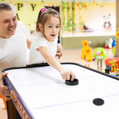 Air Hockey Pushers and Pucks Set - 2 Pushers & 4 Pucks (60mm)