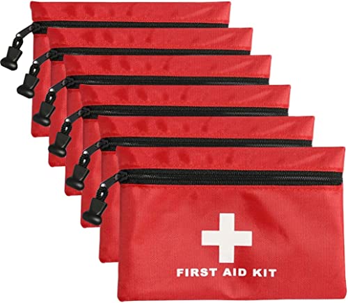 Mini First Aid Bag - Empty Nylon Pouch, 5.9 x 3.9 Inch