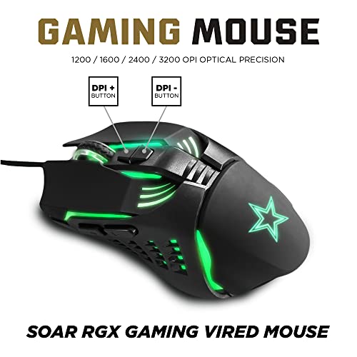 NFL Gaming Mouse V3 - New York Jets Edition, Ergonomic Design