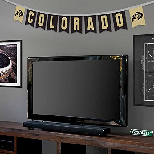 Colorado Buffaloes Pennant Banner Flags for Game Room & Tailgating