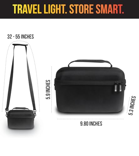 Panopply Slab Card Storage Box for Graded Sports & TCG Cards with Zipper & Shoulder Strap