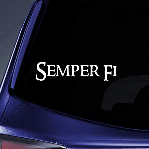 Marines Sticker Decal - Die-Cut Vinyl for Cars & Laptops
