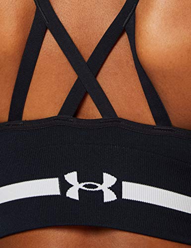 Under Armour Women's Seamless Low Impact Sports Bra Black X-Large