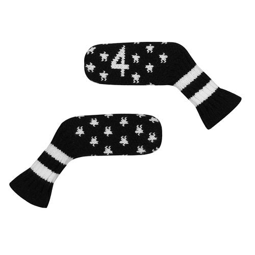 Scott Edward 10 Pcs Golf Club Head Covers for Irons Cuteness and Basically Socks Shape Washable & Durable Golf Club Head Protector (Starry Night)