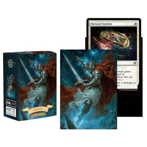 Katomula 100 MTG Card Sleeves with Inner Sleeves - Standard Size, Textured Back, Double Sleeve Protection