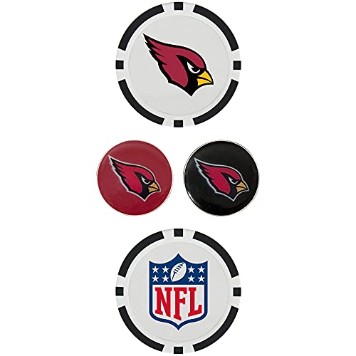 Arizona Cardinals NFL Ball Marker Set - Plastic & Metal