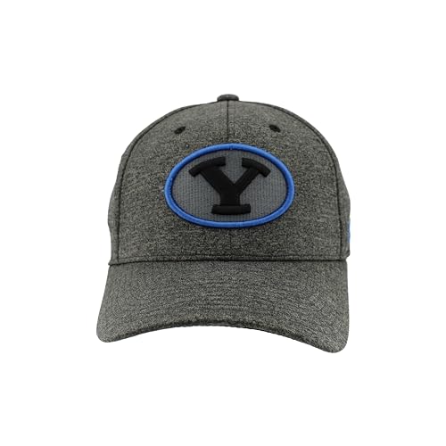 NCAA Fitted Hat - BYU Cougars - Large - Heather Gray