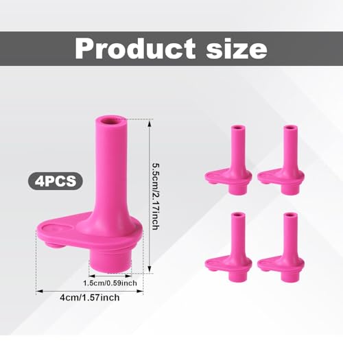 4-Pack Replacement Bite Valves for Zak Designs Kelso - Pink