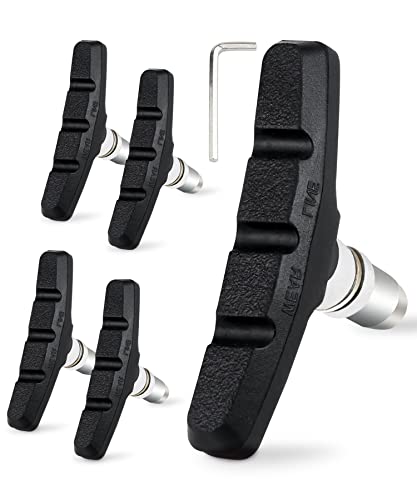 70mm V-Brake Pads Set - 2 Pairs for Mountain & Road Bikes