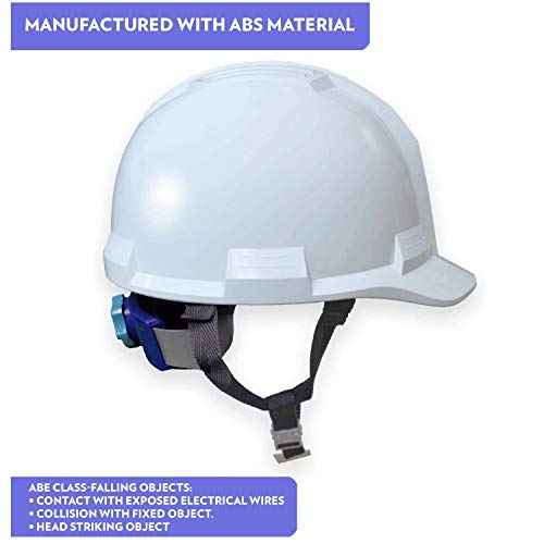 CustomGrips By SISO Safety ANSI Z89.1 Customizable Polished 6 Point Suspension Safety Hard Hat for Heat Protection, Construction Helmet, Front and Side Impact Protected, Fully Adjustable