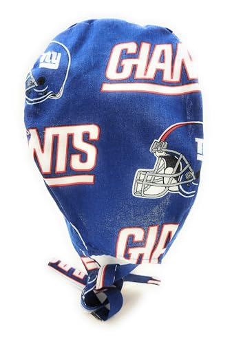 Cotton Scrub Hat for Sports Teams - Blue Skull Cap