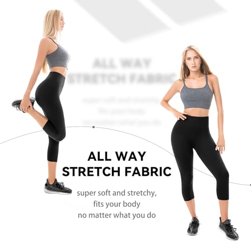 Capri Leggings for Women - Small-Medium, Grey