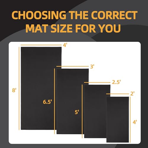 High Density Non-Slip Gym Equipment Mat - 36" x 78"