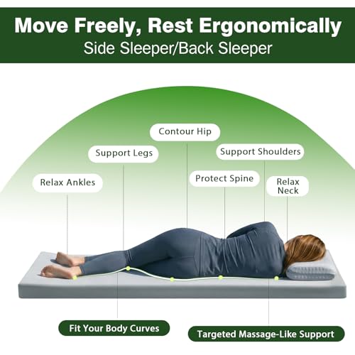 Selectico Extra Thick Supportive Foam Camping Mattress 75x30in with Travel Bag
