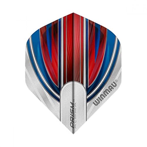 Prism Alpha Dart Flights - 100 Micron Extra Thick Standard - Red & White