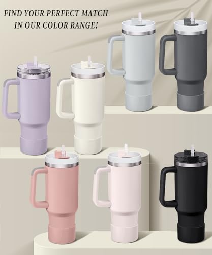 Silicone Boots for Stanley & Owala Tumblers - 2-Pack Cream