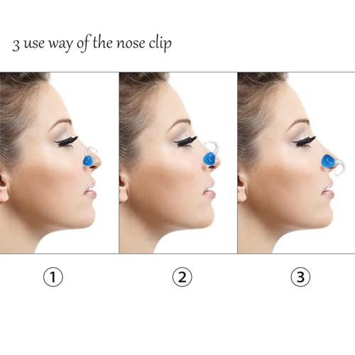 12-Pack Silicone Swimming Nose Clips for Kids & Adults