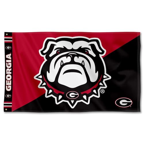 Georgia Bulldogs Premium 3x5 Feet Flag with Double-Sided Logo