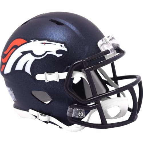 Denver Broncos Mini Speed Football Helmet - Collectible Display