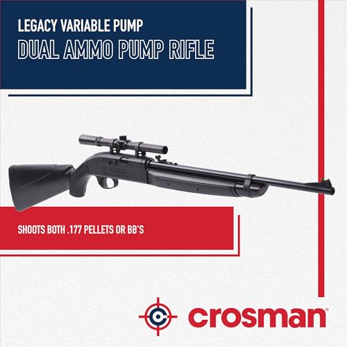 Dual Ammo Air Rifle .177 Caliber - 1000 FPS - 4x15 Scope