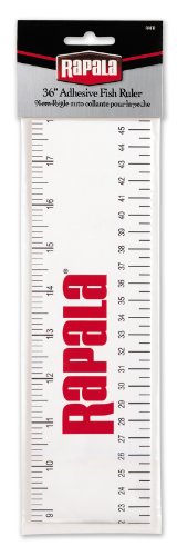 36-Inch Adhesive Fish Measuring Ruler for Boats - One Size