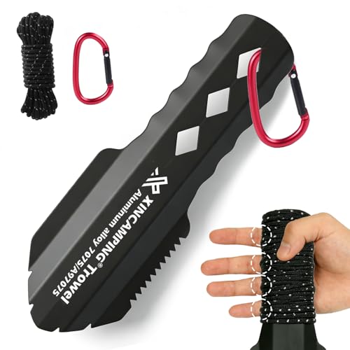 Ultralight Aluminum Backpacking Trowel - Black Grey