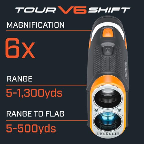 Laser Rangefinder with Slope Compensation, 1300-Yard Range & Flag Lock Vibration