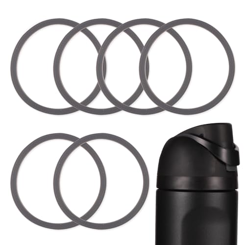Replacement Sealing Rings for Owala FreeSip Bottles - Gray, 6 Pack