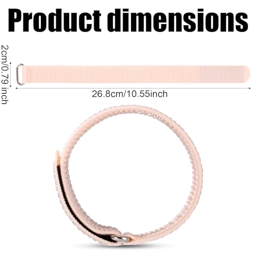 Adjustable Nylon Loop Replacement Strap for Hume Health Band - Apricot