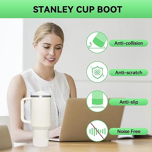 Silicone Boot Protectors for Stanley Quencher Adventure 40oz, Set of 2