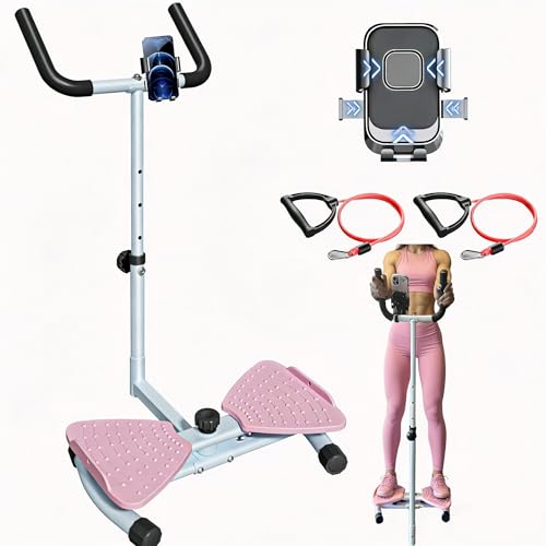 Waist Twisting Machine with Handlebar & Phone Holder - 330 lbs